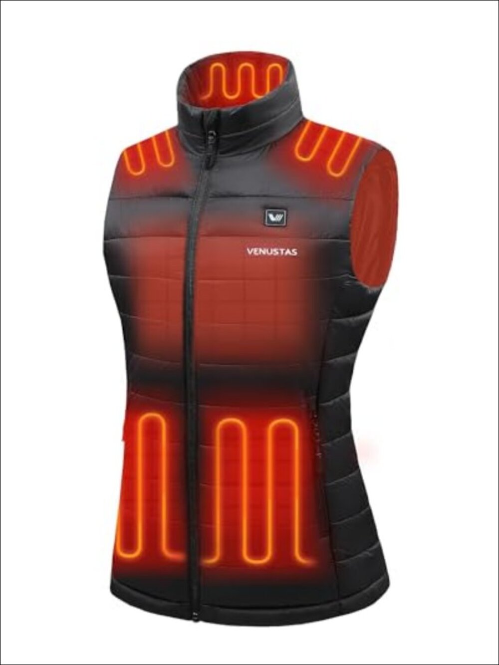 Women's Heated Vest Battery Lightweight Quilted Winter Warm Outdoor
